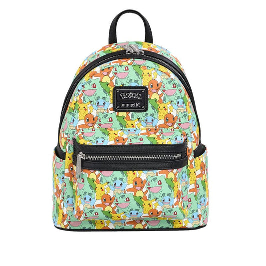 Pokemon by Loungefly Mini Rucksack Pikachu and Starters - Versand: 5-7 Tage nach Bestellung