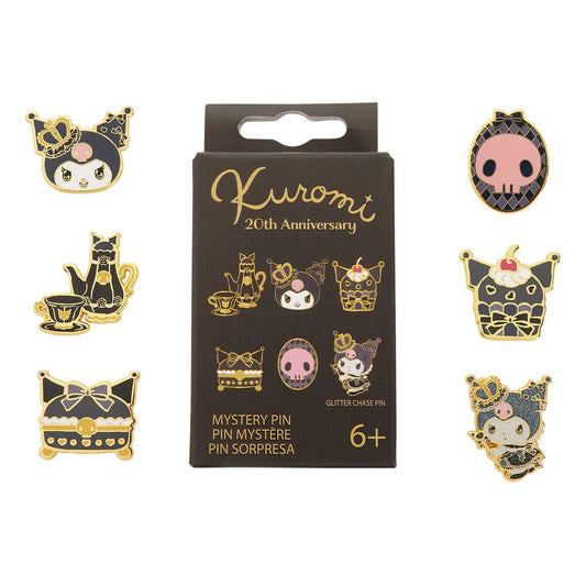 Sanrio by Loungefly Ansteck-Pins Blind Box 20th Anniversary Kuromi Sortiment (12) - Versand: 7 Tage nach Bestellung
