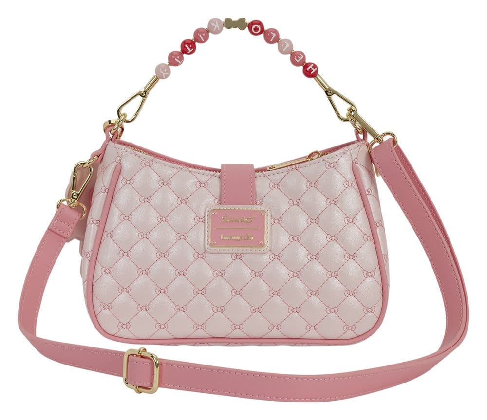 Sanrio by Loungefly Umhängetasche mit Perlenbesetztem Griff & Taschenanhänger Hello Kitty - Preorder - ETA: 25.12.2026