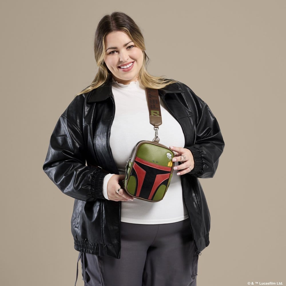 Star Wars by Loungefly Sling Brusttasche / Umhängetasche Boba Fett - Versand: 7 Tage nach Bestellung