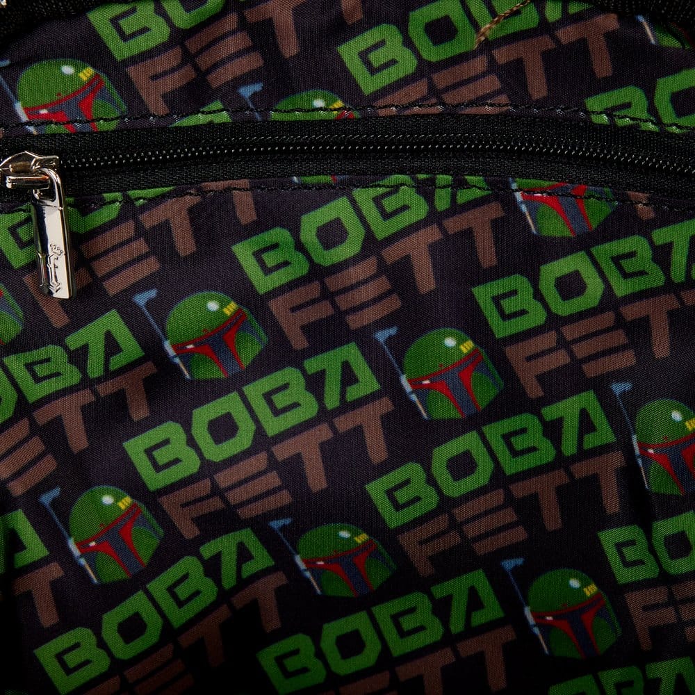 Star Wars by Loungefly Sling Brusttasche / Umhängetasche Boba Fett - Versand: 7 Tage nach Bestellung