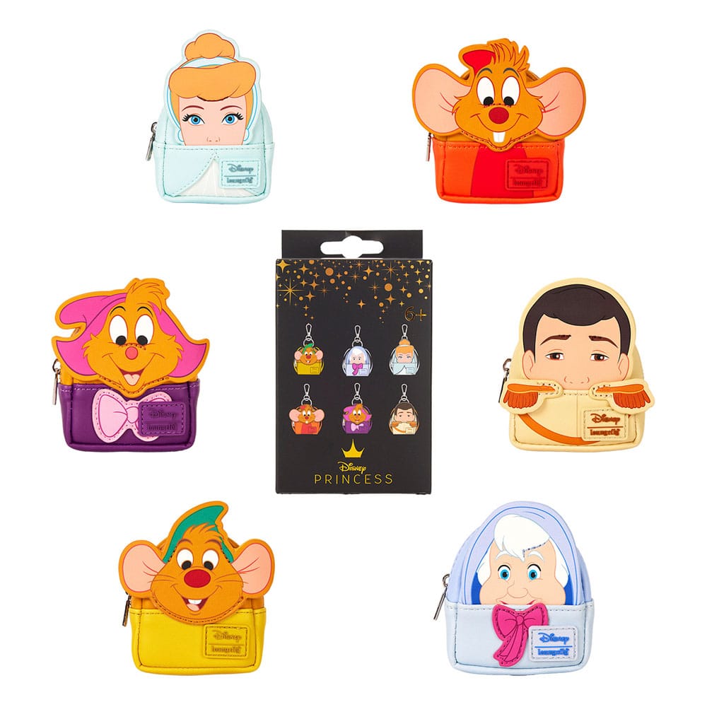 Disney Cinderella 75th Anniversary by Loungefly Taschenanhänger Mystery Box Display (15) - Preorder - ETA: 25.09.2026