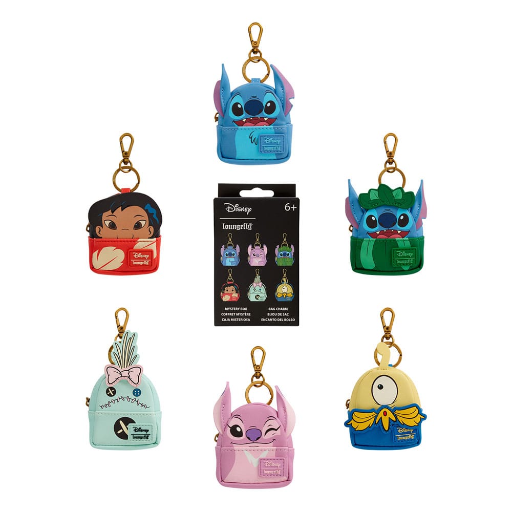 Disney Lilo & Stitch by Loungefly Taschenanhänger Mystery Box Display (15) - Preorder - ETA: 25.09.2026