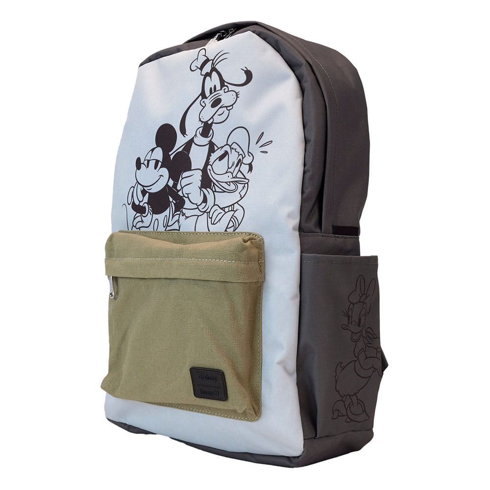 Disney by Loungefly Full-Size Nylon Rucksack Mickey and Friends Canvas  - Versand: 5-7 Tage nach Bestellung