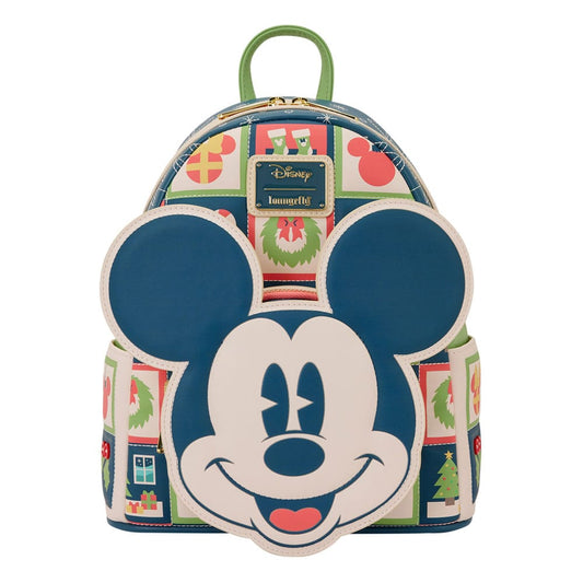 Disney by Loungefly Mini Rucksack Mickey and Minnie Holiday - Versand: 5-7 Tage nach Bestellung