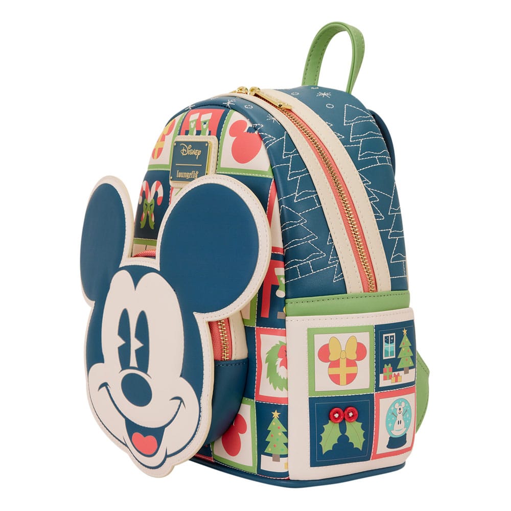 Disney by Loungefly Mini Rucksack Mickey and Minnie Holiday - Versand: 5-7 Tage nach Bestellung