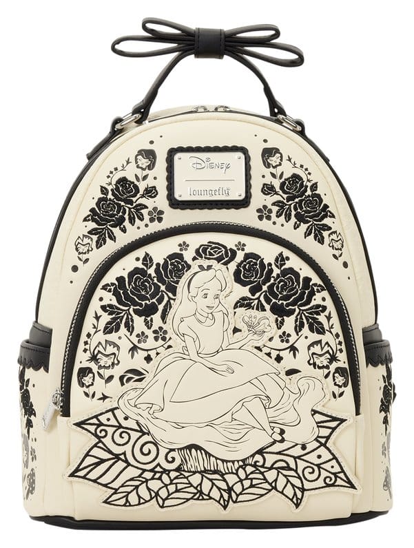 Alice in Wonderland Embroidered Floral Mini Backpack - Versand: 7 Tage nach Bestellung
