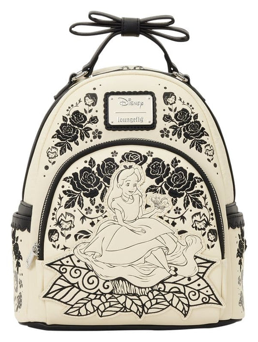 Alice in Wonderland Embroidered Floral Mini Backpack - Versand: 7 Tage nach Bestellung