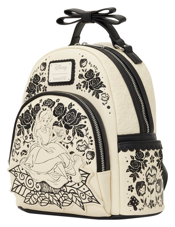 Alice in Wonderland Embroidered Floral Mini Backpack - Versand: 7 Tage nach Bestellung