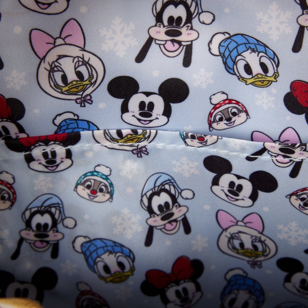 Mickey & Friends by Loungefly Mini Rucksack mit Haarband Halterung Ice Skating - Preorder - ETA: 28.12.2026