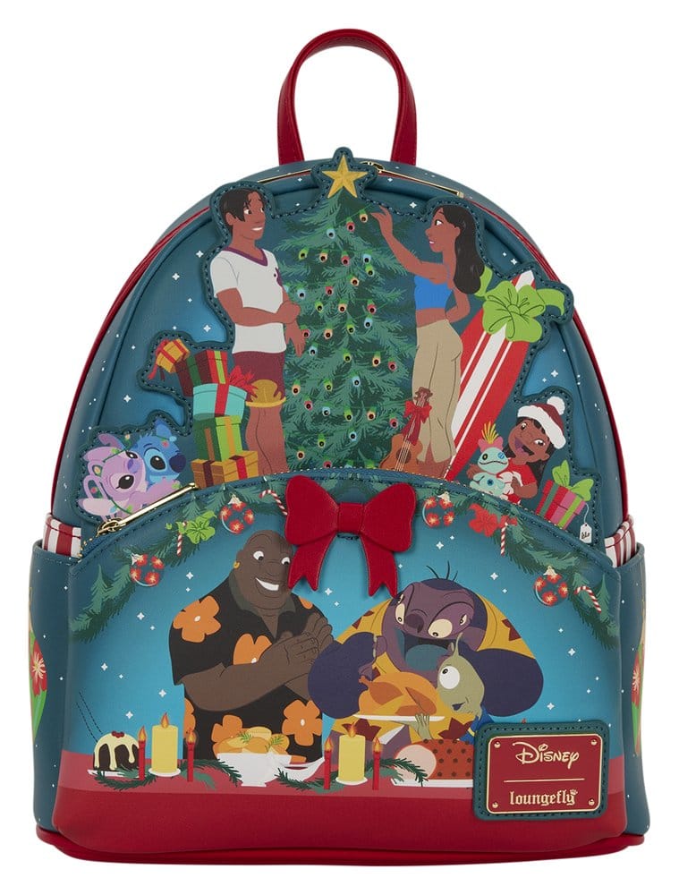 Lilo & Stitch by Loungefly Mini Rucksack Holiday Celebration - Preorder - ETA: 28.12.2026