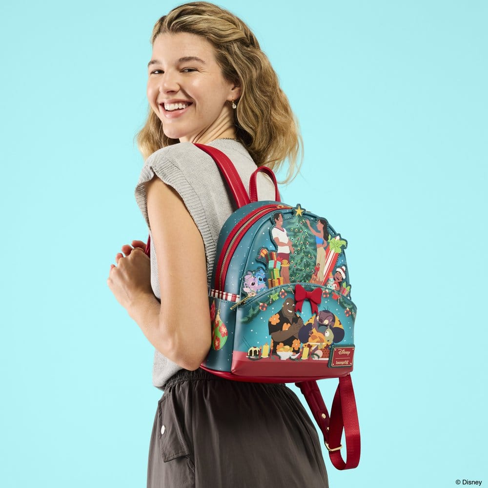 Lilo & Stitch by Loungefly Mini Rucksack Holiday Celebration - Preorder - ETA: 28.12.2026