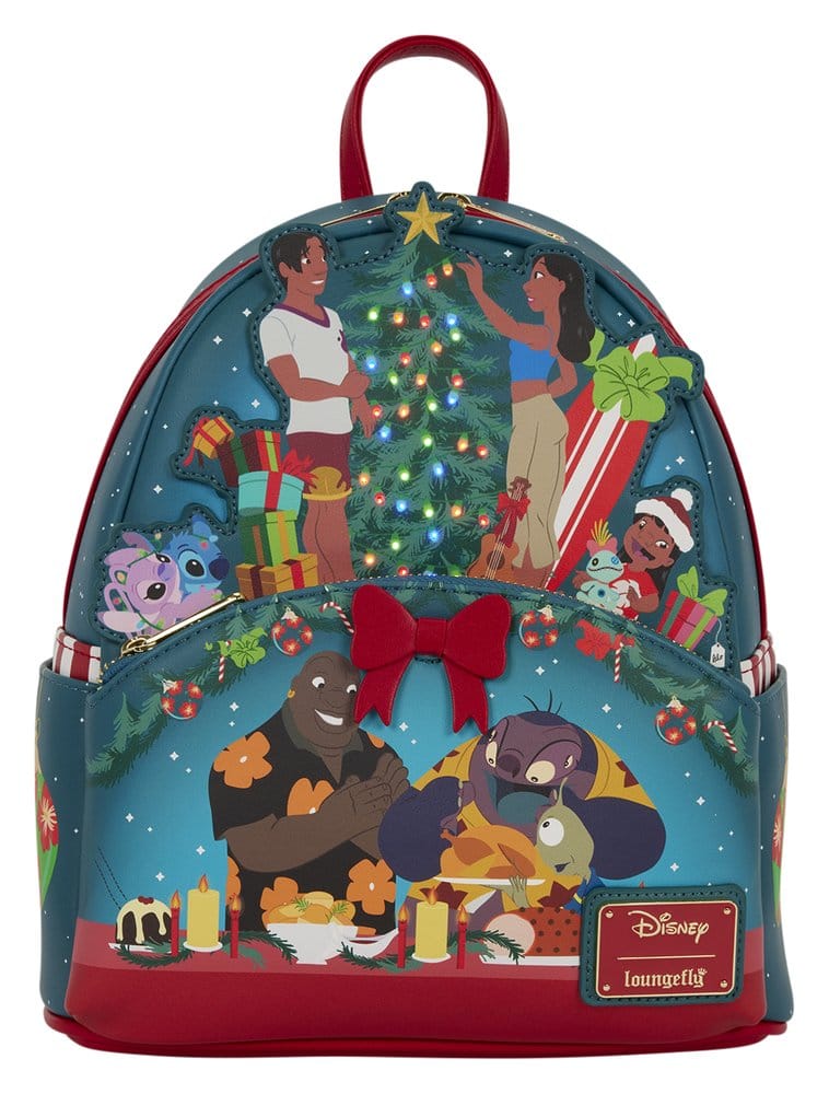 Lilo & Stitch by Loungefly Mini Rucksack Holiday Celebration - Preorder - ETA: 28.12.2026
