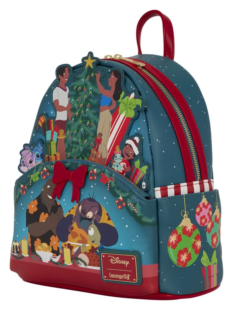 Lilo & Stitch by Loungefly Mini Rucksack Holiday Celebration - Preorder - ETA: 28.12.2026