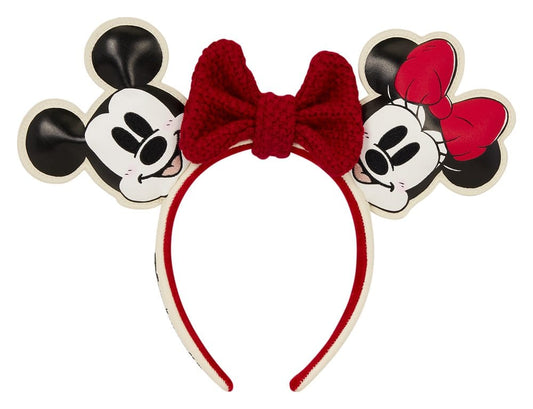 Mickey & Minnie by Loungefly Haarreif Knit Bow - Preorder - ETA: 20.10.2026