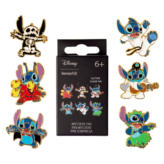 Disney by Loungefly Ansteck-Pins Blind Box Web Stitch Sortiment (12) - Versand: 5-7 Tage nach Bestellung