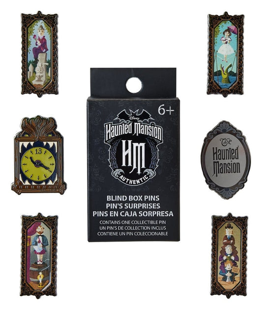 Disney by Loungefly Ansteck-Pins Blind Box Haunted Maison Sortiment (12) - Preorder - ETA: 25.09.2026