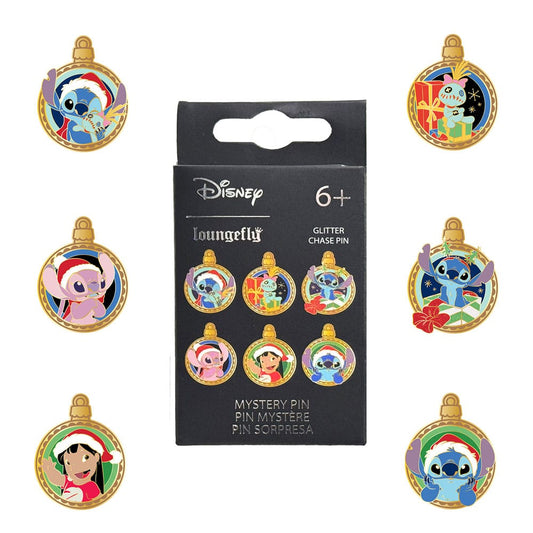 Disney by Loungefly Ansteck-Pins Blind Box Lilo & Stitch Holiday Ornaments Sortiment (12) - Versand: 5-7 Tage nach Bestellung