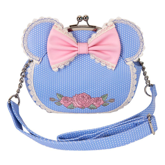Disney by Loungefly Umhängetasche Minnie Floral and Lace Kisslock - Versand: 5-7 Tage nach Bestellung