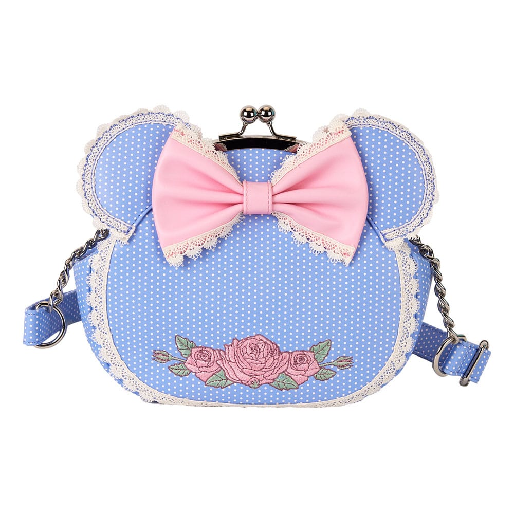 Disney by Loungefly Umhängetasche Minnie Floral and Lace Kisslock - Versand: 5-7 Tage nach Bestellung