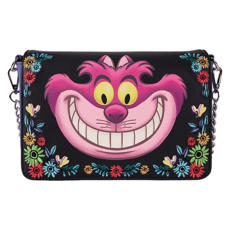 Disney by Loungefly Umhängetasche Alice in Wonderland Cheshire Cat - Versand: 5-7 Tage nach Bestellung