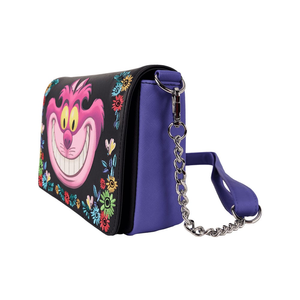 Disney by Loungefly Umhängetasche Alice in Wonderland Cheshire Cat - Versand: 5-7 Tage nach Bestellung
