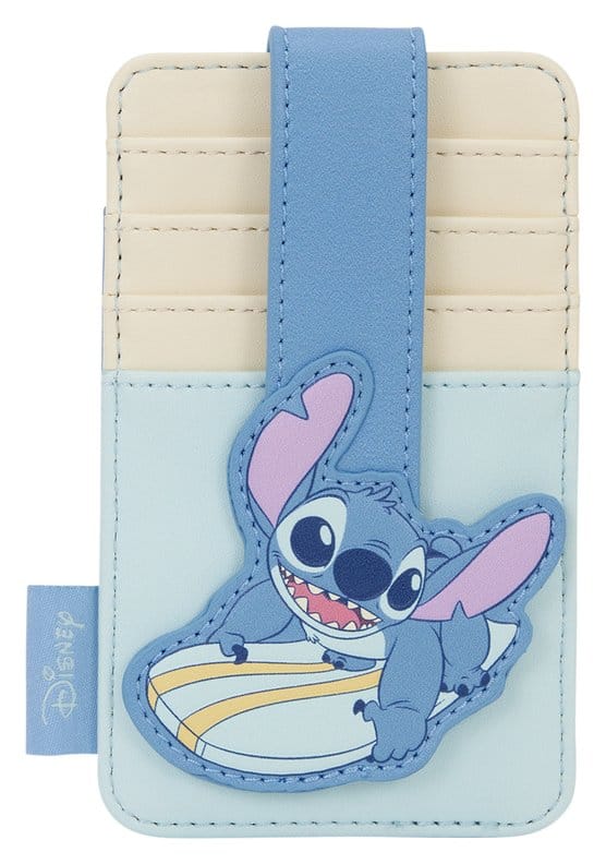 Disney by Loungefly Karten-Etui Lilo & Stitch Animal Friends Surfing - Versand: 7 Tage nach Bestellung