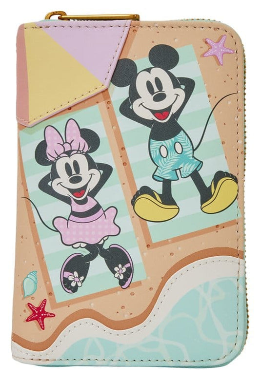 Mickey & Minnie Beach Fun Zip Around Wallet - Versand: 7 Tage nach Bestellung