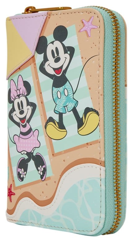Mickey & Minnie Beach Fun Zip Around Wallet - Versand: 7 Tage nach Bestellung