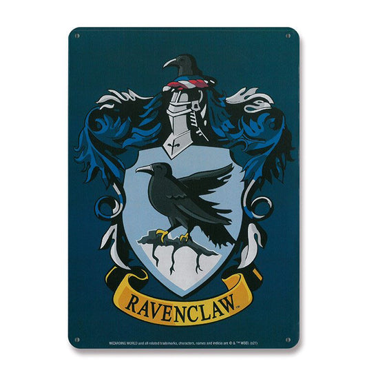 Harry Potter Blechschild Ravenclaw 15 x 21 cm - Versand: 5-7 Tage nach Bestellung