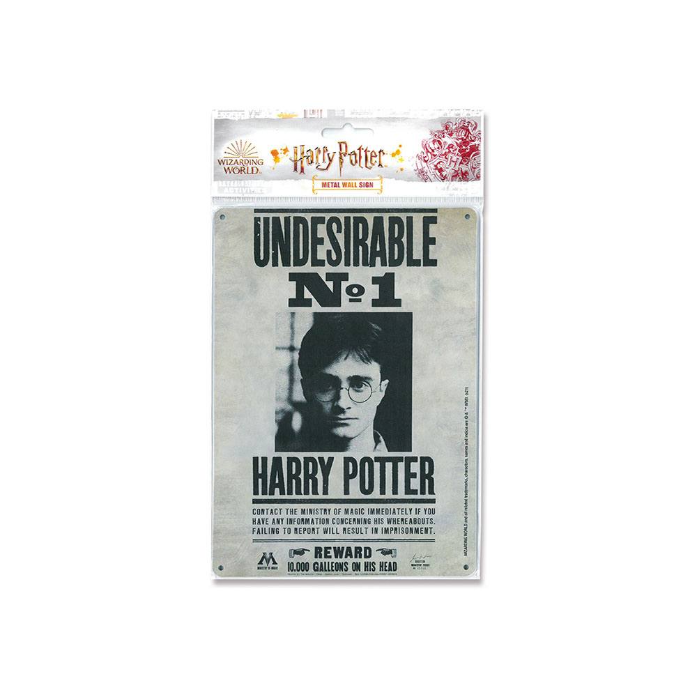 Harry Potter Blechschild Undesirable No. 1 15 x 21 cm - Versand: 5-7 Tage nach Bestellung