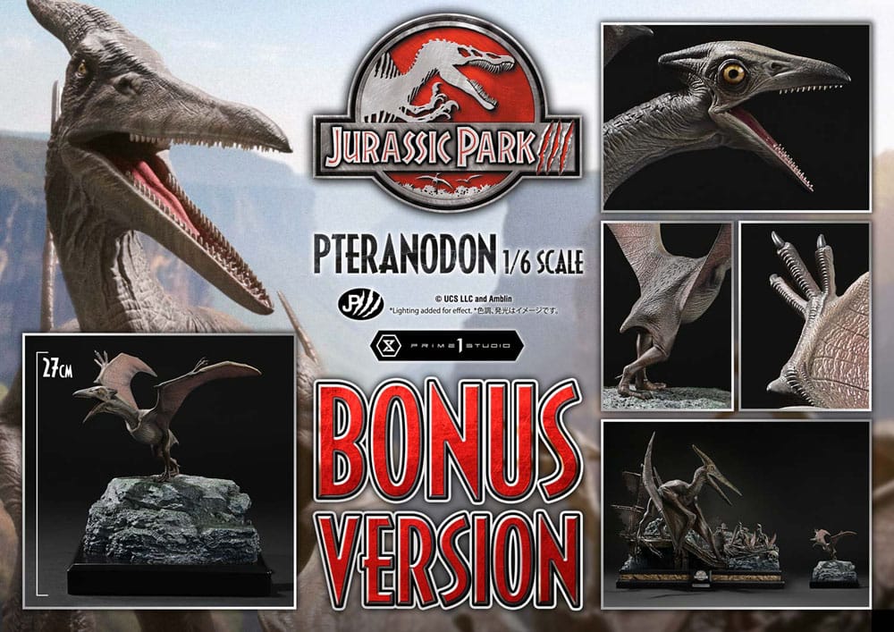 Jurassic Park III Legacy Museum Collection Statue 1/6 Pteranodon Bonus Version 68 cm - Preorder - ETA: 25.04.2026