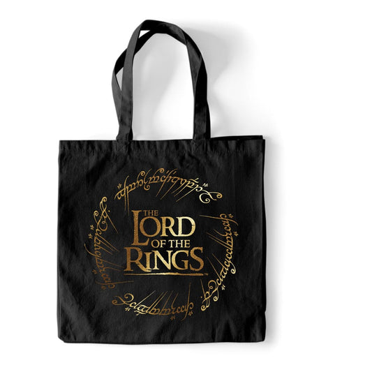 Herr der Ringe Tragetasche Gold Foil - Versand: 5-7 Tage nach Bestellung