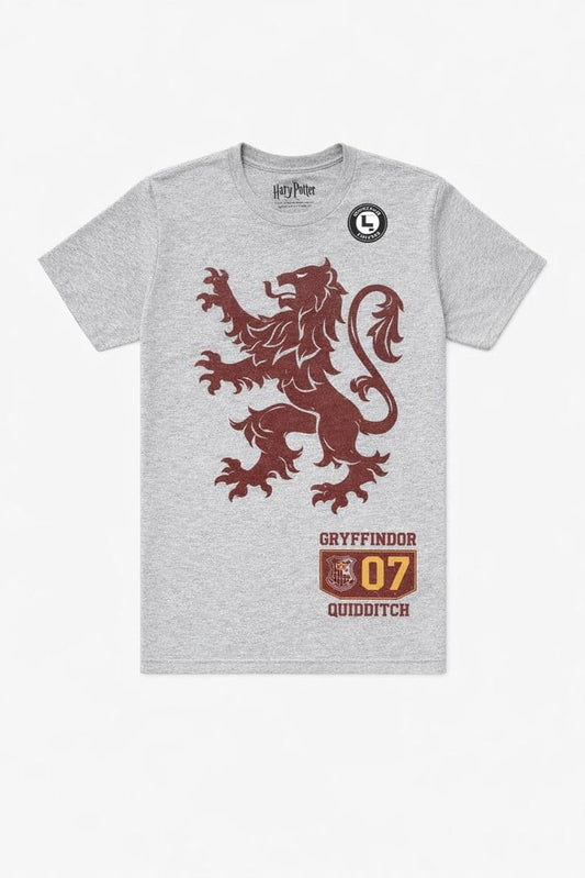 Harry Potter T-Shirt Gryffindor 07 Quidditch Lion Crest Größe S - Versand: 7 Tage nach Bestellung