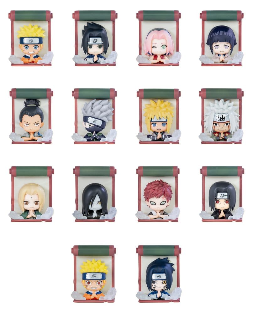 Naruto 3D Magnet Secret Ninja Scroll Series Blind Box Display (12) - Preorder - ETA: 25.02.2027