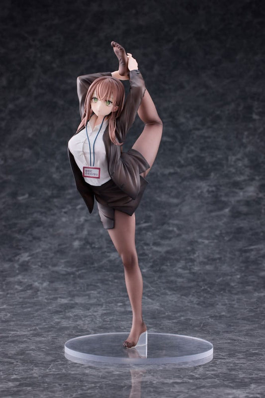 Original Character PVC Statue 1/6 OL-chan Who Doesn't Want to Go to Work White Ver. Deluxe Edition 26 cm  - Versand: 5-7 Tage nach Bestellung