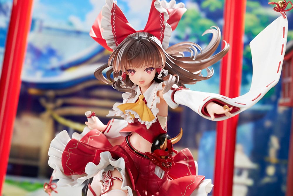 Touhou Project PVC Statue 1/6 Eternal Shrine Maiden Reimu Hakurei Deluxe Edition 30 cm  - Versand: 7 Tage nach Bestellung