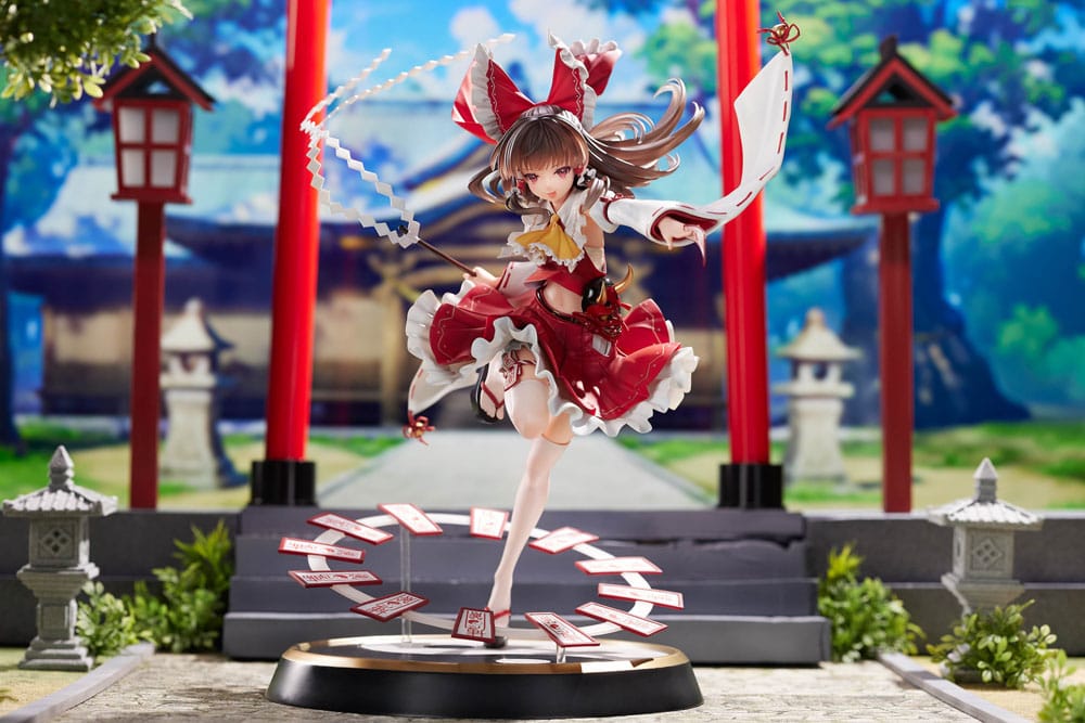 Touhou Project PVC Statue 1/6 Eternal Shrine Maiden Reimu Hakurei Deluxe Edition 30 cm  - Versand: 7 Tage nach Bestellung