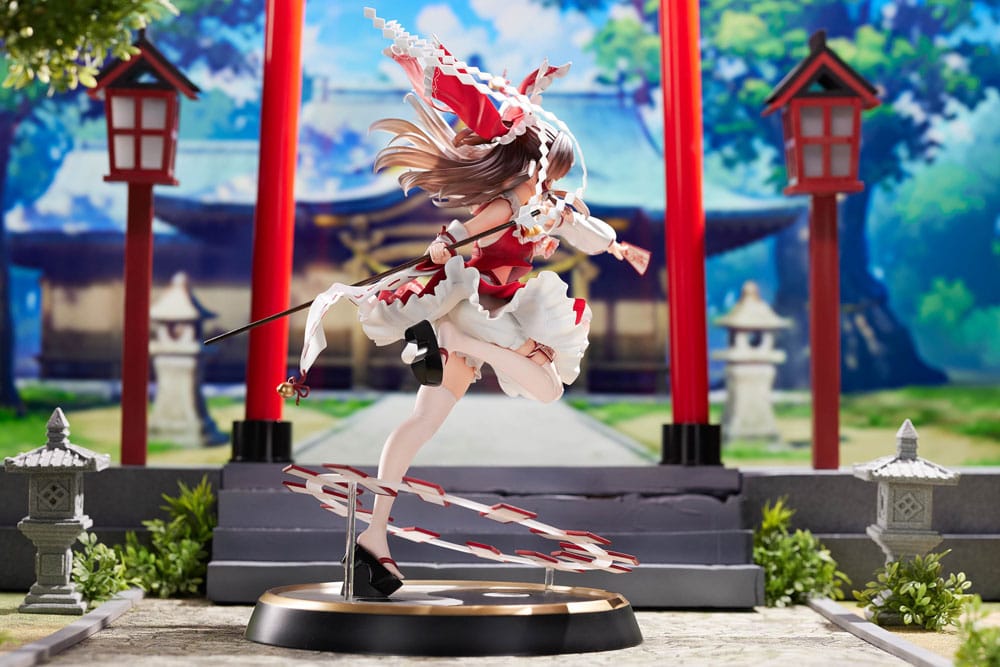 Touhou Project PVC Statue 1/6 Eternal Shrine Maiden Reimu Hakurei Deluxe Edition 30 cm  - Versand: 7 Tage nach Bestellung