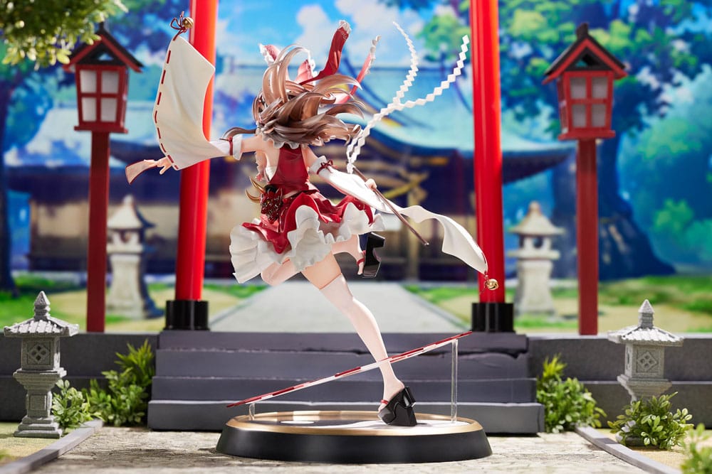 Touhou Project PVC Statue 1/6 Eternal Shrine Maiden Reimu Hakurei Deluxe Edition 30 cm  - Versand: 7 Tage nach Bestellung