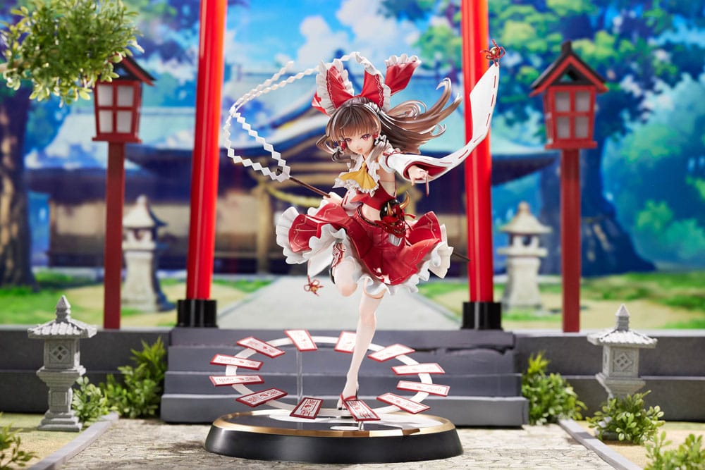 Touhou Project PVC Statue 1/6 Eternal Shrine Maiden Reimu Hakurei Deluxe Edition 30 cm  - Versand: 7 Tage nach Bestellung