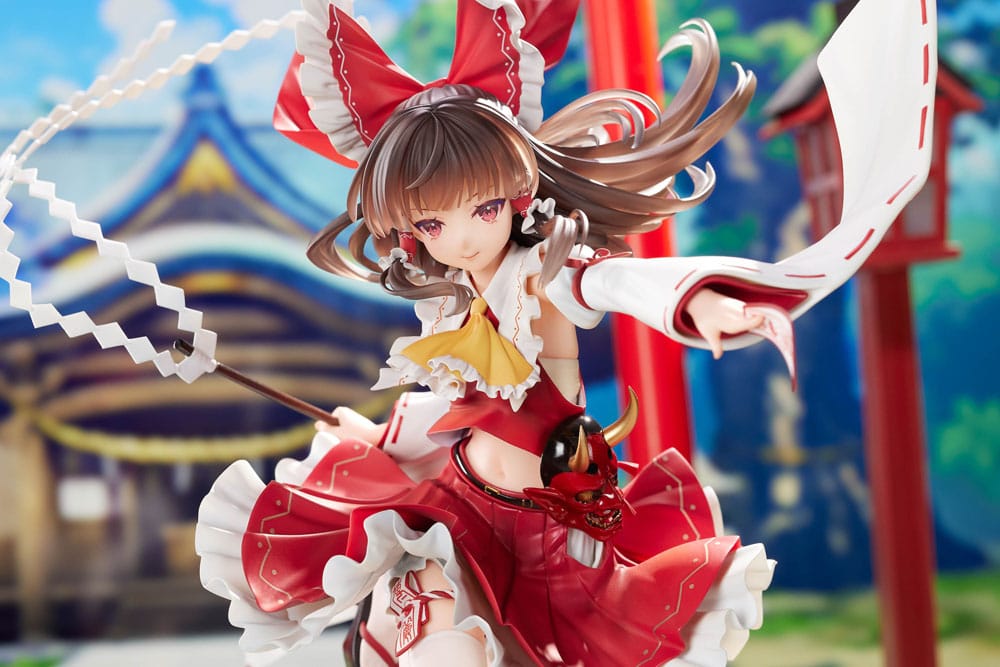Touhou Project PVC Statue 1/6 Eternal Shrine Maiden Reimu Hakurei Deluxe Edition 30 cm  - Versand: 7 Tage nach Bestellung