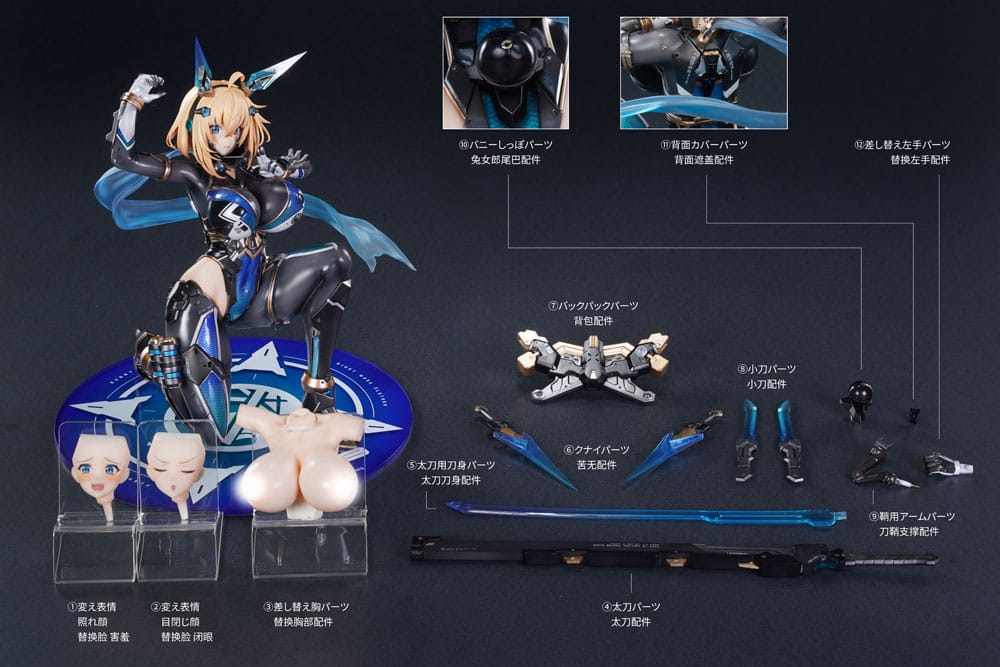 Original Character PVC Statue 1/6 Bunny Suit Planning Sophia F. Shirring Ninja Ver. 23 cm    - Preorder - ETA: 25.02.2027