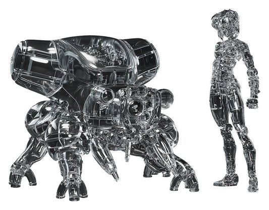 Ghost in the Shell PLAMAX minimum factory Plastic Model Kit Motoko Kusanagi mit Fuchikoma: Thermoptic Camouflage Ver. 8 cm - Preorder - ETA: 24.12.2026