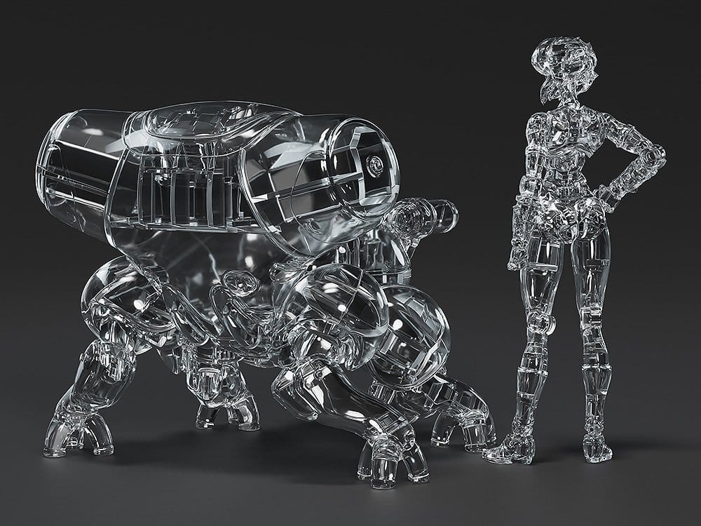 Ghost in the Shell PLAMAX minimum factory Plastic Model Kit Motoko Kusanagi mit Fuchikoma: Thermoptic Camouflage Ver. 8 cm - Preorder - ETA: 24.12.2026