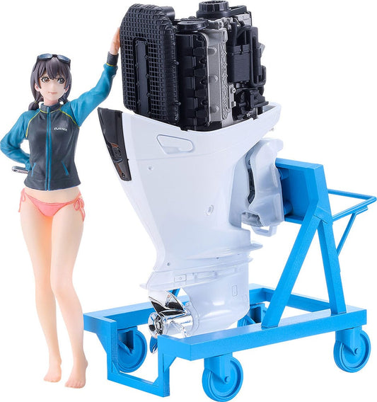 Original Character PLAMAX Plastic Model Kit MF-97 minimum factory Minori with Honda BF350 Grand Prix White 10 cm    - Preorder - ETA: 06.11.2025
