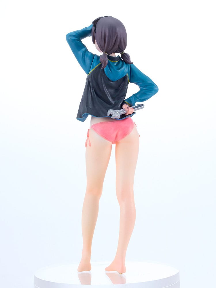Original Character PLAMAX Plastic Model Kit MF-97 minimum factory Minori with Honda BF350 Grand Prix White 10 cm    - Preorder - ETA: 06.11.2025