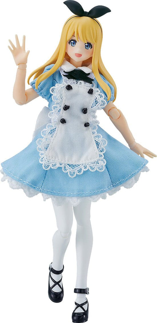 Original Character Figma Actionfigur Female Body (Alice) with Dress and Apron Outfit 13 cm - Versand: 5-7 Tage nach Bestellung