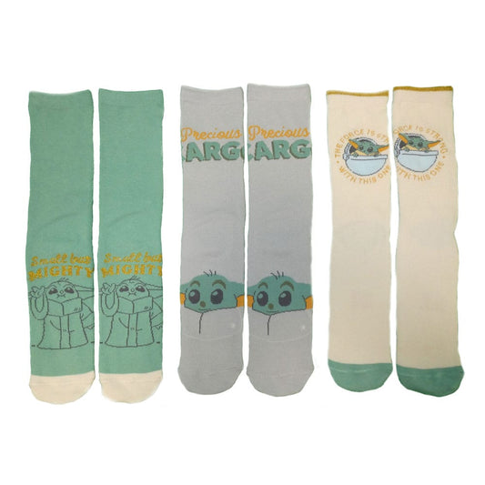 Star Wars The Mandalorian Socken 3er-Pack Grogu S-M     - Versand: 5-7 Tage nach Bestellung