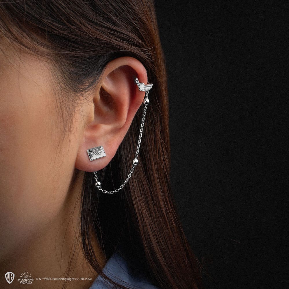 Harry Potter Ear Cuff Hedwig - Versand: 5-7 Tage nach Bestellung